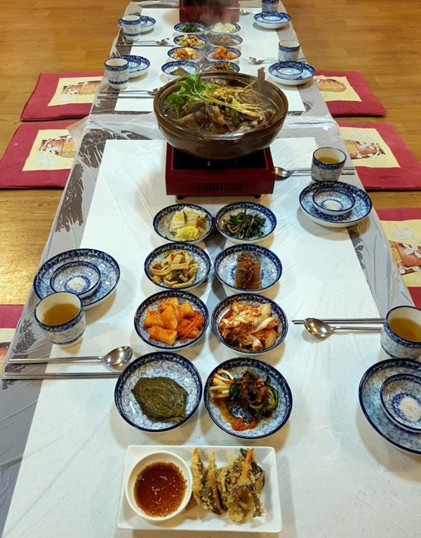 정갈한 상차림