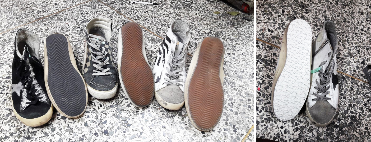바닥 보강 전/후
