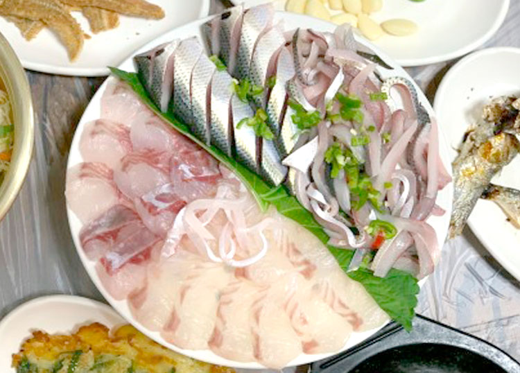 모듬회(전어)