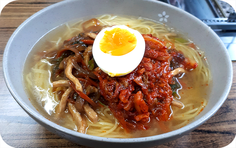 옥수수온면