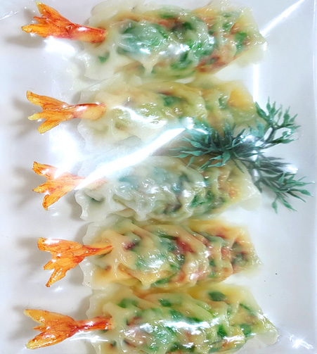 김치새우만두