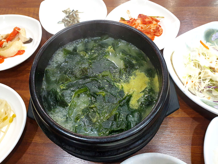 도다리미역국