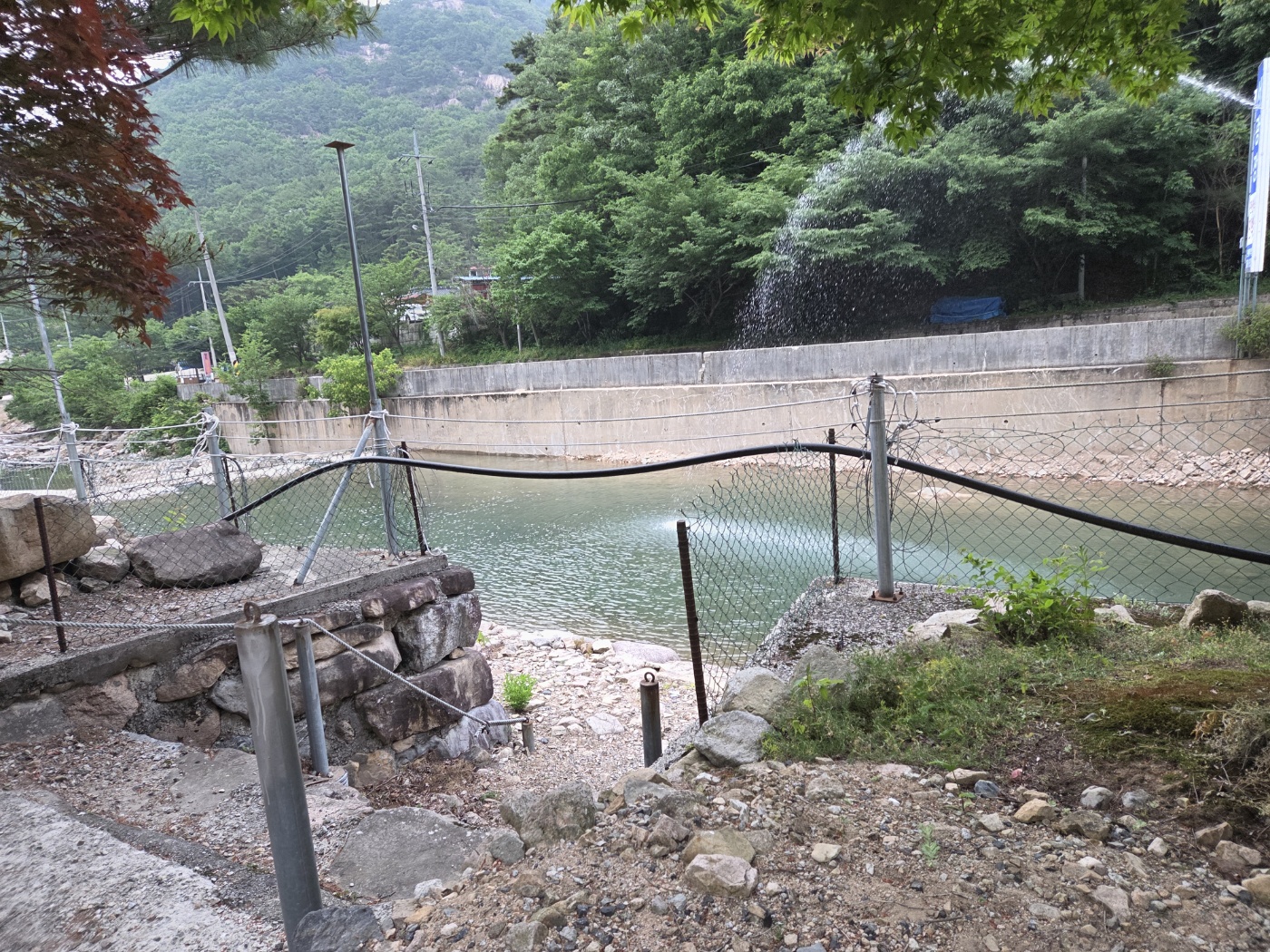 운장산계곡 캠핑야영장 이미지