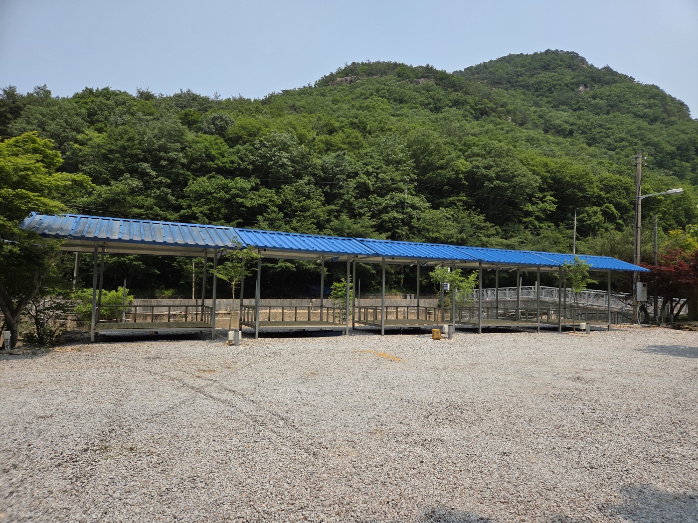 운장산계곡 캠핑야영장 이미지